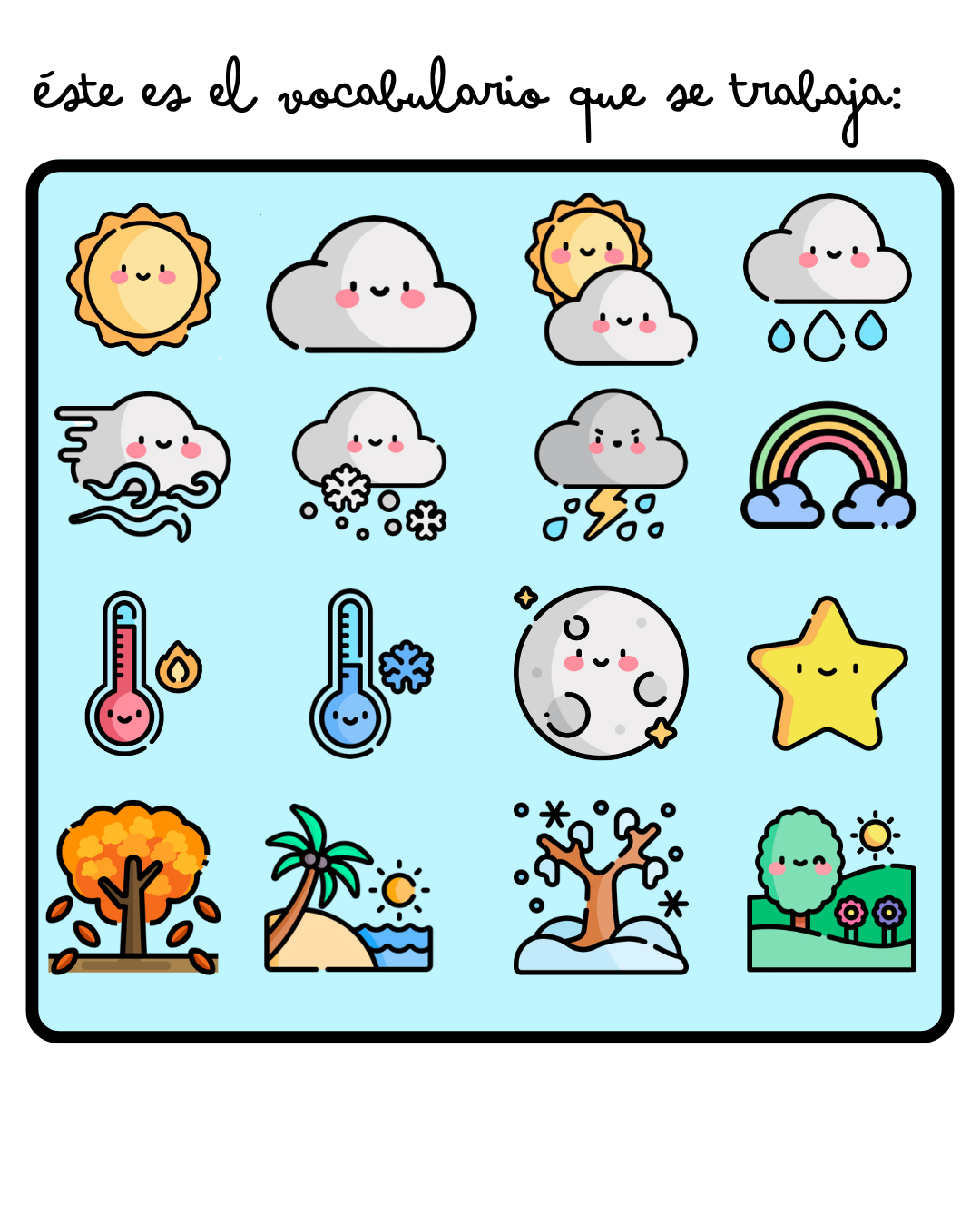 Flashcards: Weather