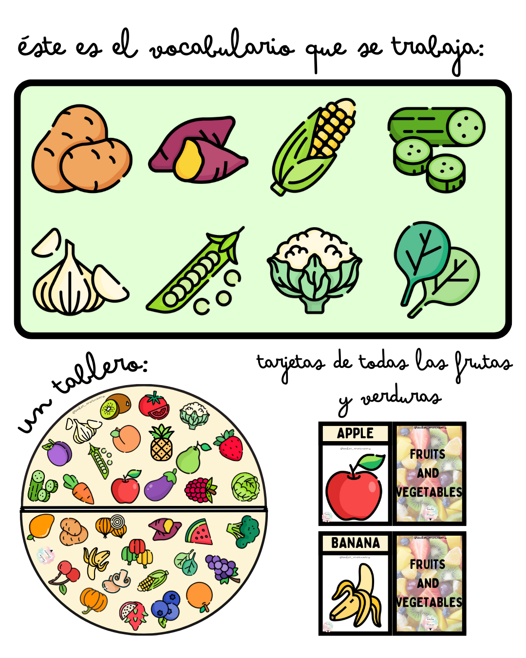 Game: Fruits and Vegetables