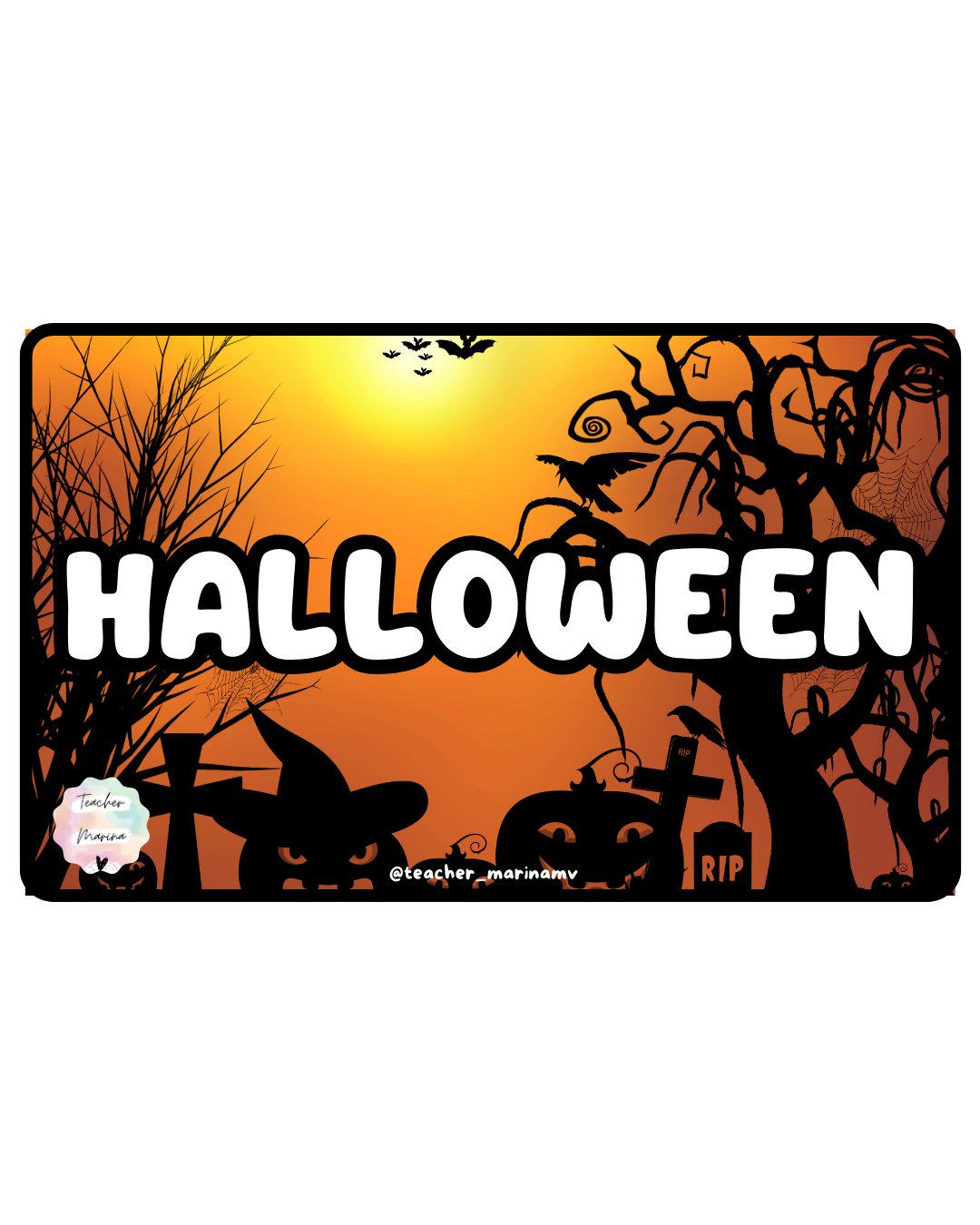 Librito tipo juego: Halloween