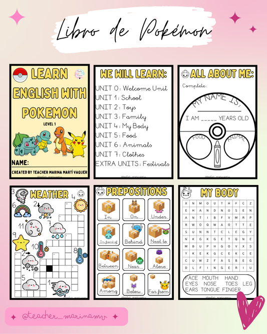 Libro de inglés para 1º de Primaria.