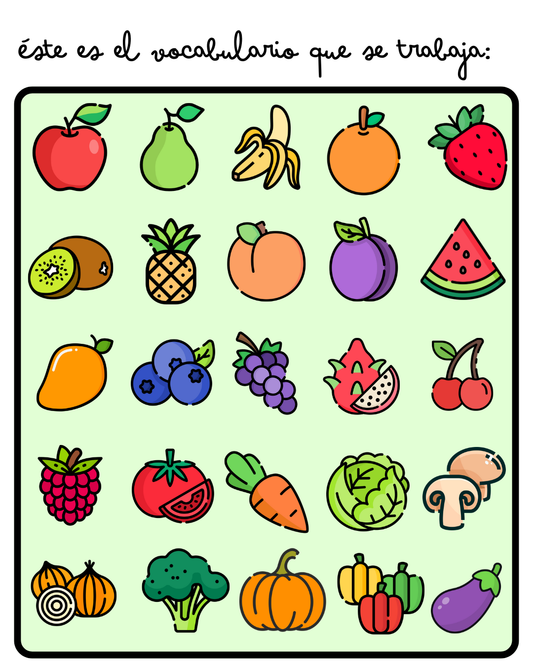 Game: Fruits and Vegetables