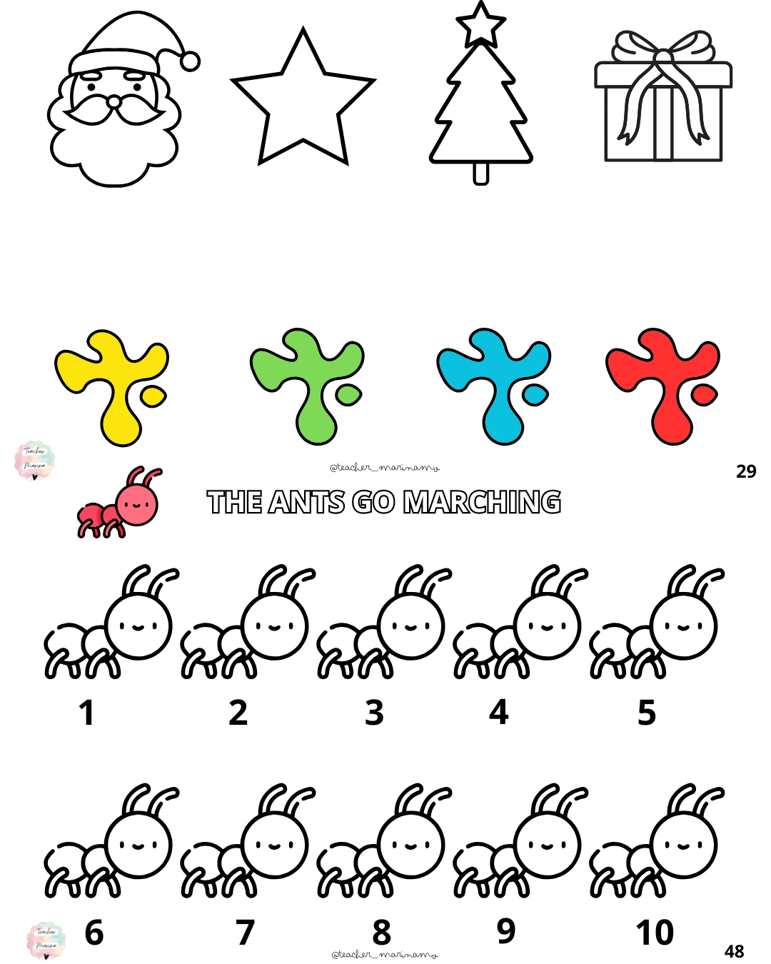 Libro de inglés para 3 años.