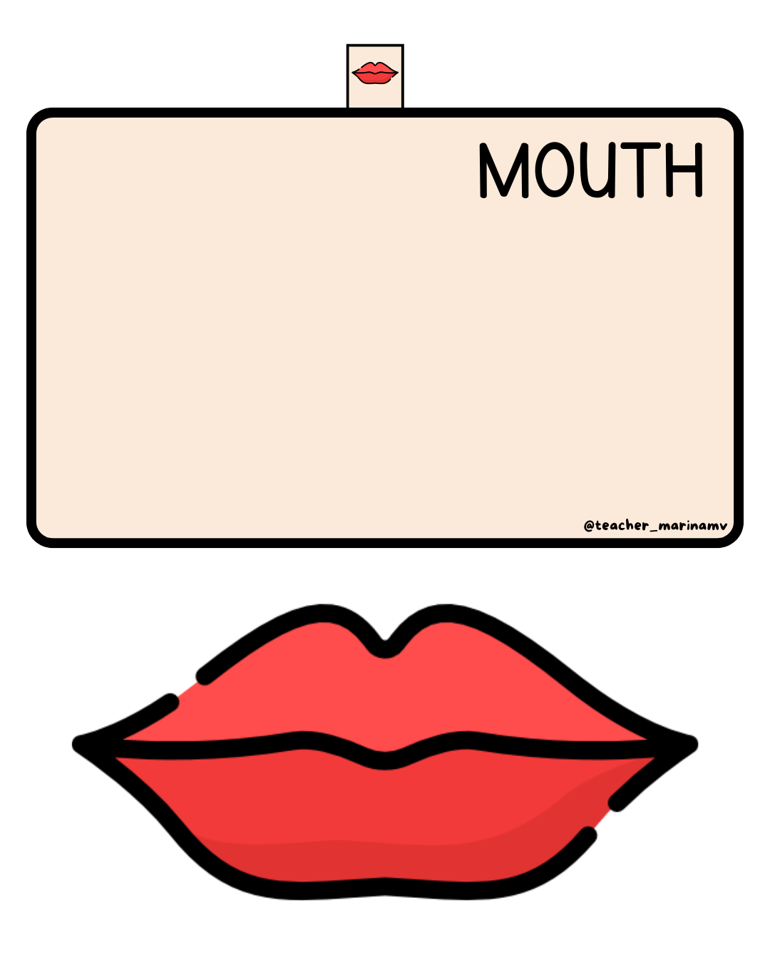 Librito tipo juego: Body Parts
