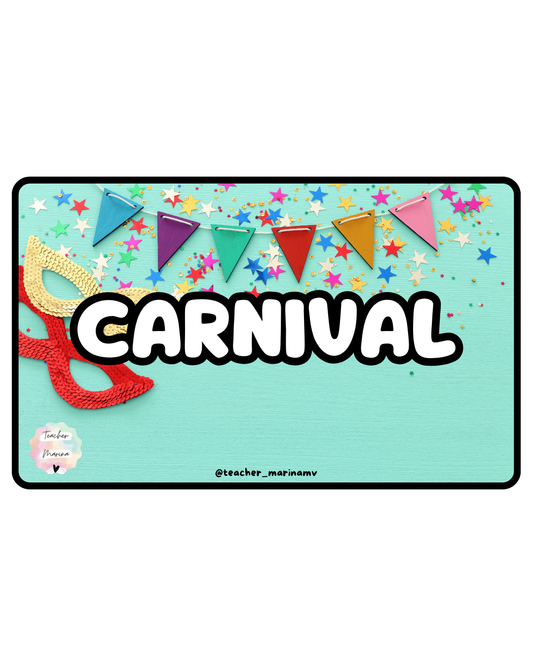Librito tipo juego: Carnival