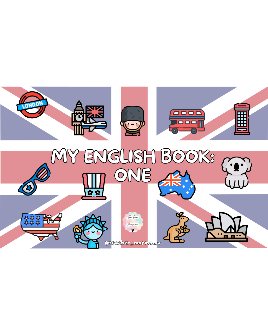 Libro de inglés para 3 años.